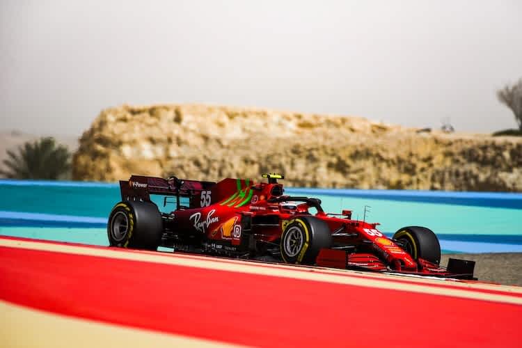 Carlos Sainz beschränkte sich am zweiten Testtag auf Longruns auf den härteren Reifenmischungen