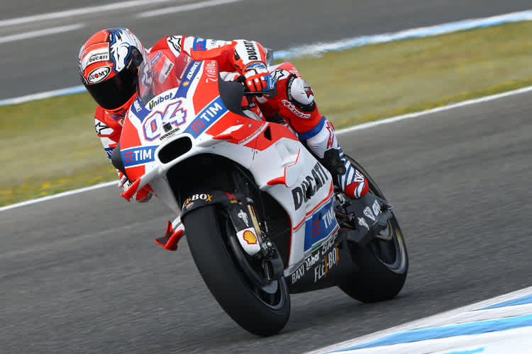 Andrea Dovizioso profitiert von der starken Leistung der Ducati