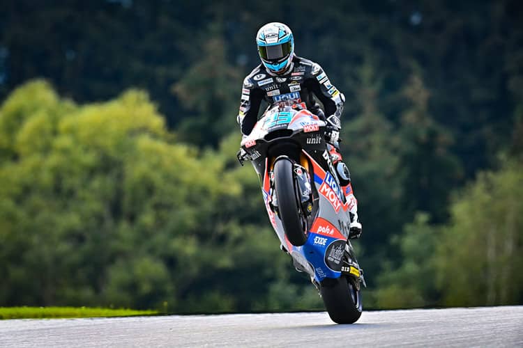 Marcel Schrötter freute sich am Samstag über Startplatz 3