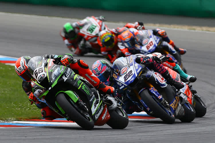 Sie alle verhandeln mit Yamaha: Sykes vor Lowes, Melandri, van der Mark, Davies und Laverty