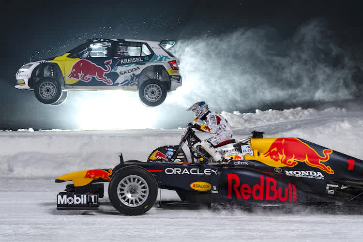 Max Verstappen: Beim Show-Run in Zell am See schon mal mit der 1