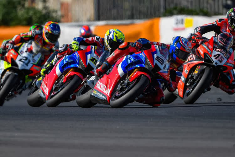 Haslam (91) gegen Redding (45), Bautista (19) und Rinaldi (21)