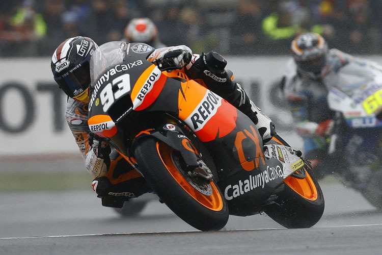 Hier lag Marc Marquez noch im Rennen