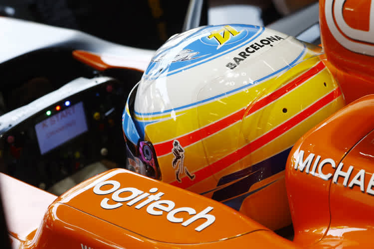 Fernando Alonso in Belgien