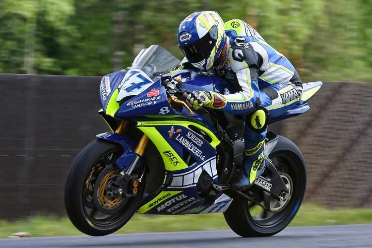 Thomas Walther steht auf Startplatz 1 der IRRC Supersport
