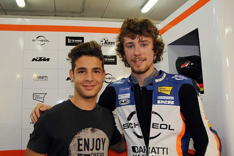 Lorenzo Dalla Porta mit Philipp Öttl