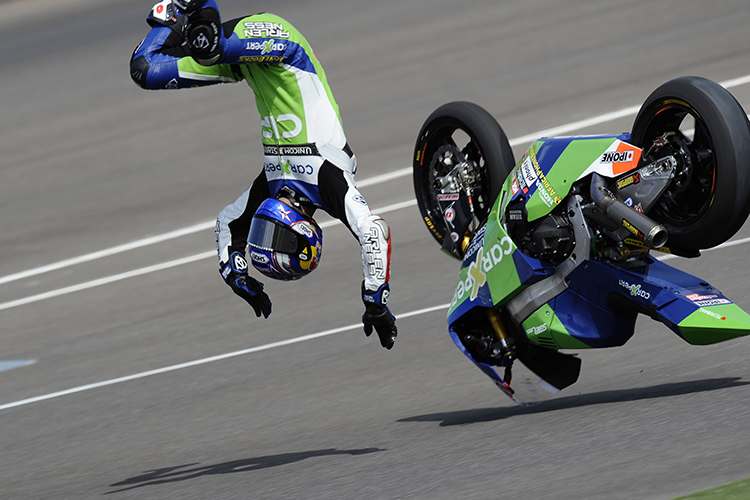 Mit der Maschine von Technomag-CIP fuhr Kenan Sofuoglu in der Moto2-WM nur einmal aufs Podest