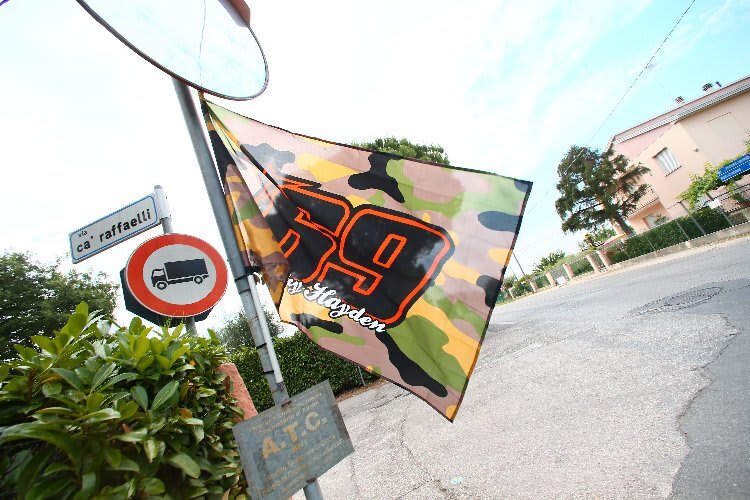 An dieser Kreuzung geschah der Verkehrsunfall, der Nicky Hayden das Leben kostete 