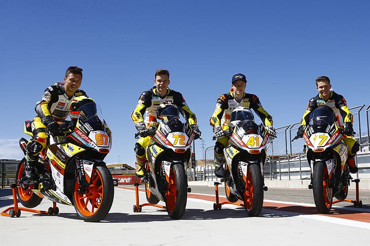 Team Freudenberg: Kappler, Meuffels, Jähnig und Steeman (v.l.)