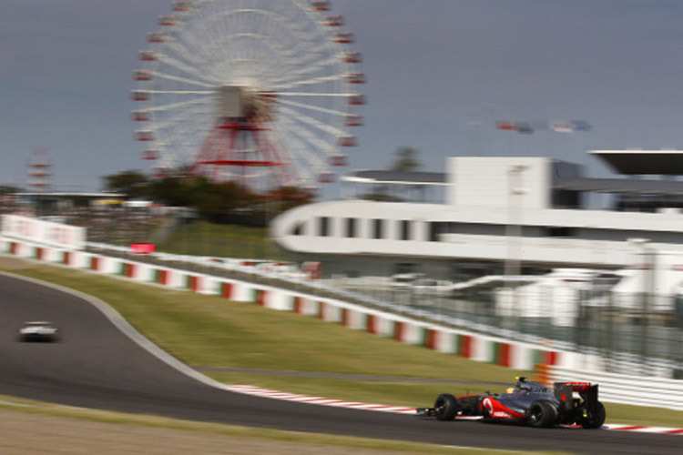 Lewis Hamilton fuhr hinterher