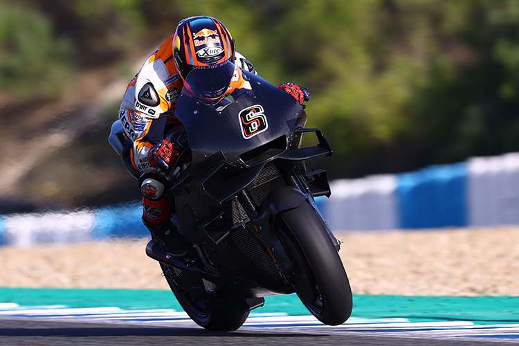 Hondas MotoGP-Testfahrer Stefan Bradl in Jerez