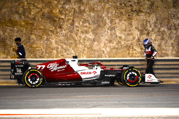 Valtteri Bottas und sein Alfa Romeo