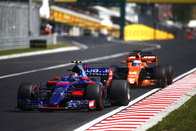 Carlos Sainz gegen Fernando Alonso in Ungarn