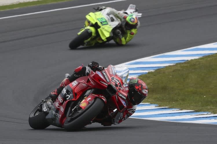 Nicht nur Pecco Bagnaia hat derzeit Probleme mit der Ducati Desmosedici