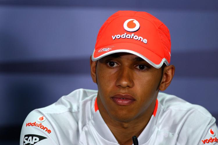 Hamilton bei der Beichte