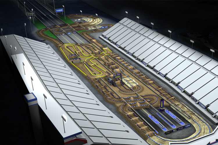 Die Strecke für das erste Playoff in Concord ist spektakulär