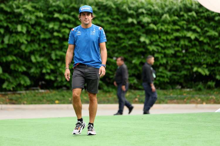 Alpine-Routinier Fernando Alonso rückt in Austin mit einem veränderten Unterboden aus