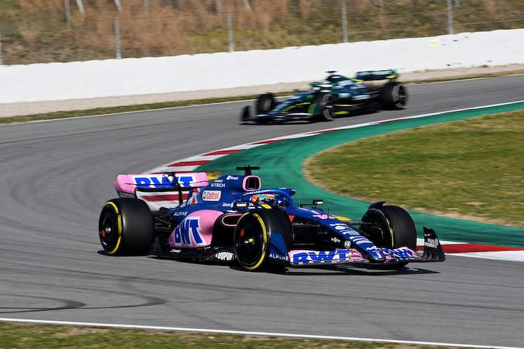 Fernando Alonso beim Wintertest