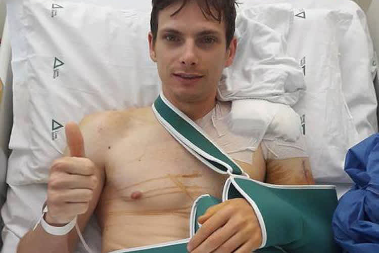 Gruß aus dem Krankenbett: Fabio Menghi