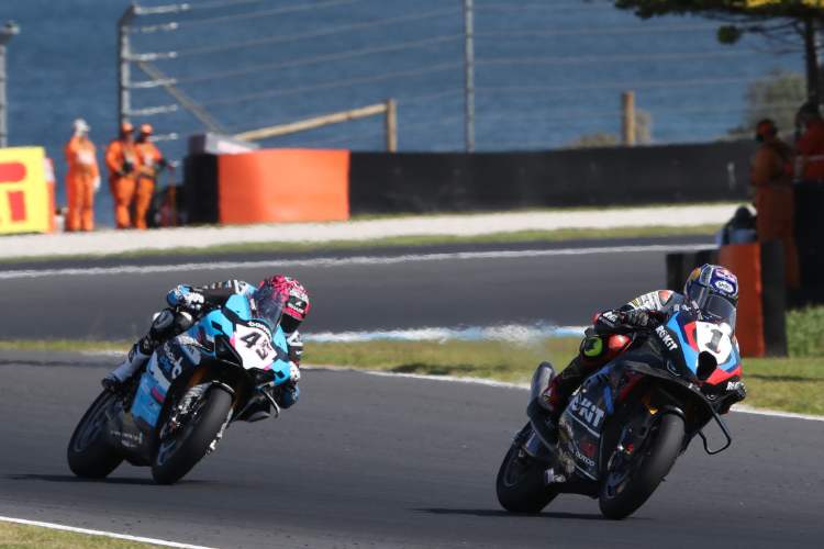 Scott Redding (45) fuhr in Australien auf dem Niveau von Toprak Razgatlioglu (1)