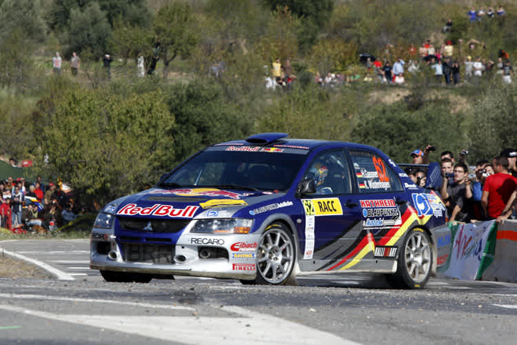 Hermann Gassner im Gruppe N-Mitsubishi Lancer