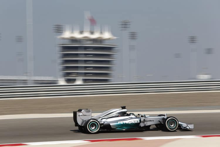 Nico Rosberg im Mercedes: Eindrucksvolle Bestzeit