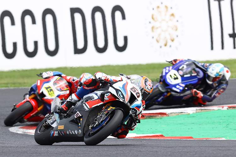 Van der Mark vor Bautista und Nozane