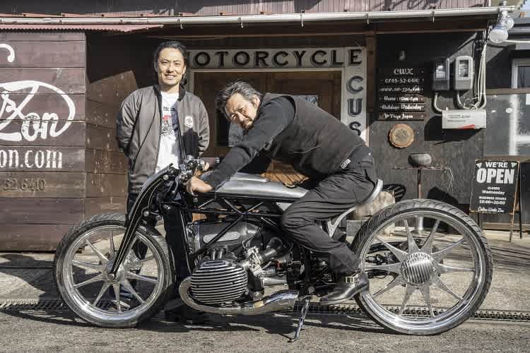 Yuichi Yoshizawa und Yoshikazu Ueda von Custom Works Zon präsentieren die Departed - mit 1800er Boxermotor? 
