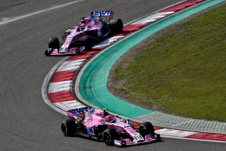 Die beiden Force-India-Renner