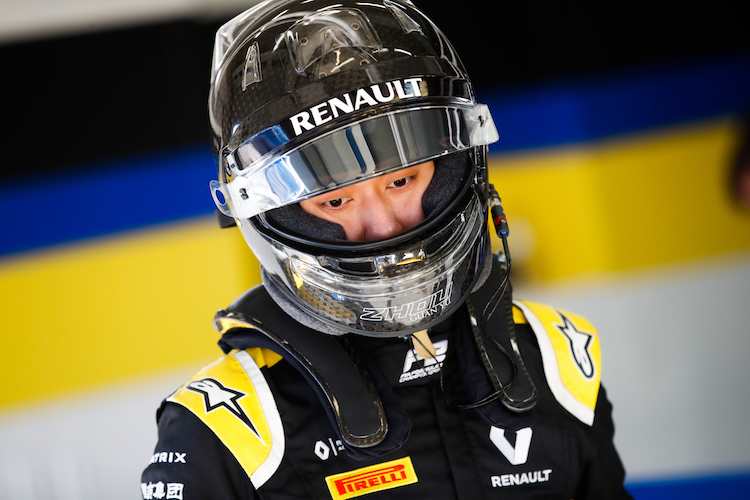 Renault-Nachwuchsfahrer Guanyu Zhou