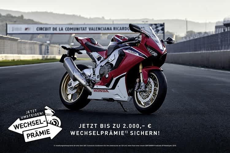 Honda versüsst den Kauf einer neuen Fireblade noch ver dem Saisonstart mit einer satten Prämie