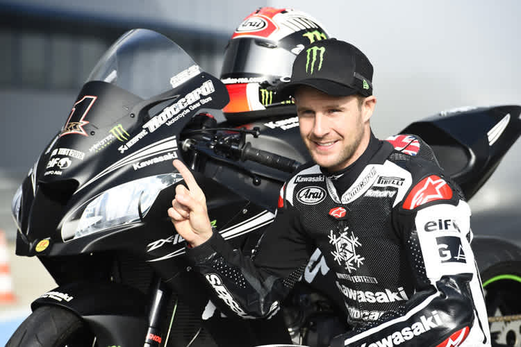 Mit der Nummer 1: Weltmeister Jonathan Rea (Kawasaki)
