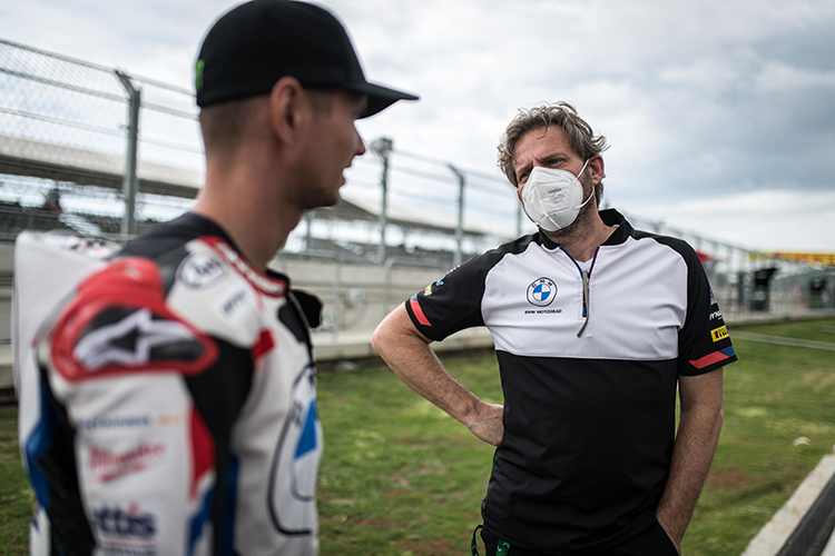 Ein Bild aus dem Dezember: Michael van der Mark (li.) mit Marc Bongers