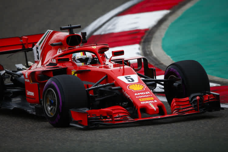 Sebastian Vettel drehte die viertschnellste Runde