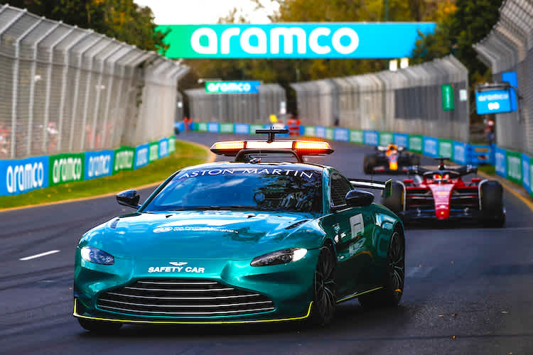 Das Safety-Car von Aston Martin, das in Melbourne zum Einsatz kam, wurde von den Formel-1-Piloten kritisiert