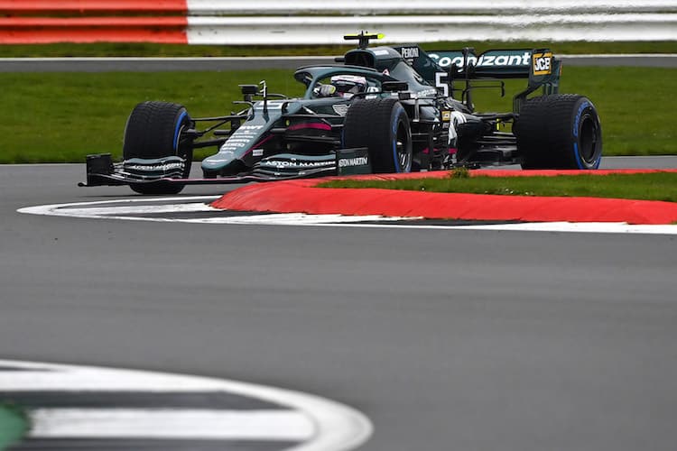 Sebastian Vettel im Aston Martin