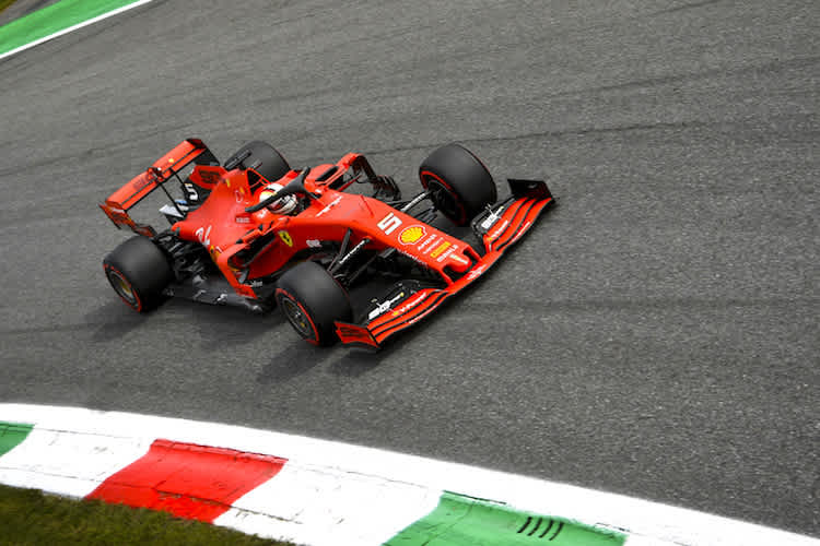Sebastian Vettel 2019 in Monza