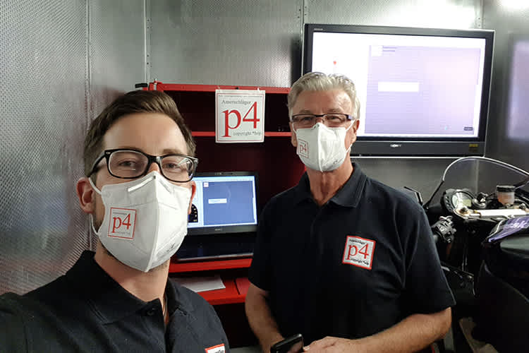 Richard Speiser (li.) mit Alfons Amerschläger