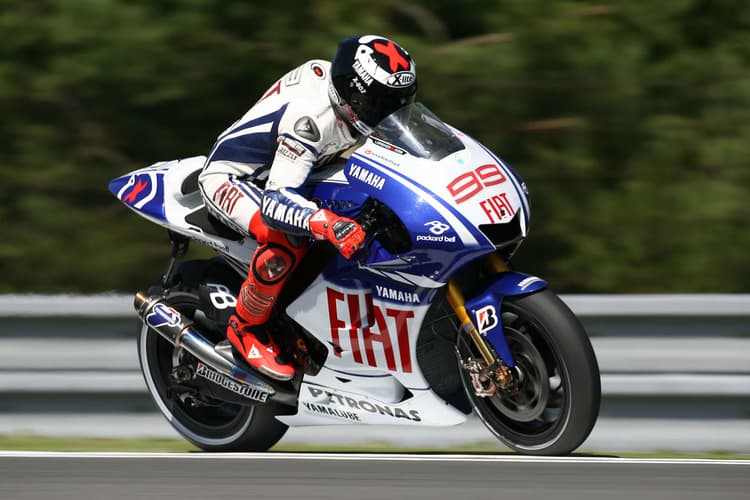 Lorenzo beim Brünn-Test am Montag