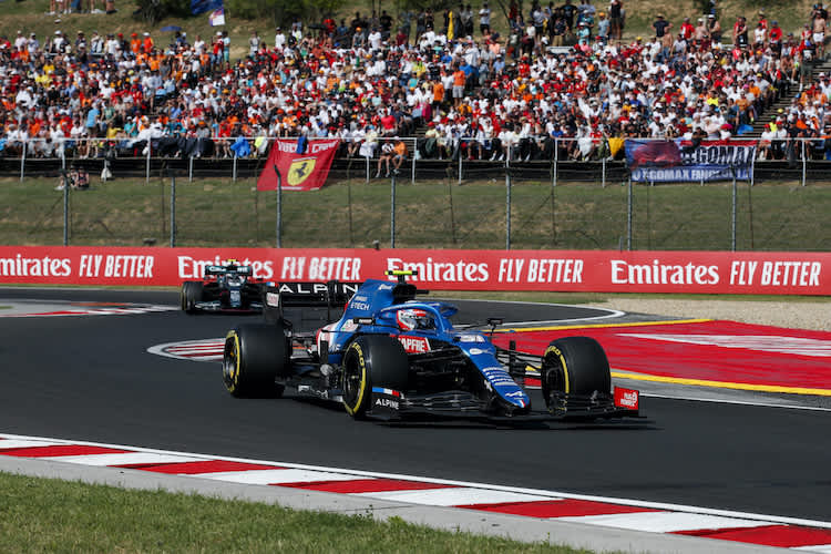 Esteban Ocon holte sich den ersten GP-Sieg in Ungarn!