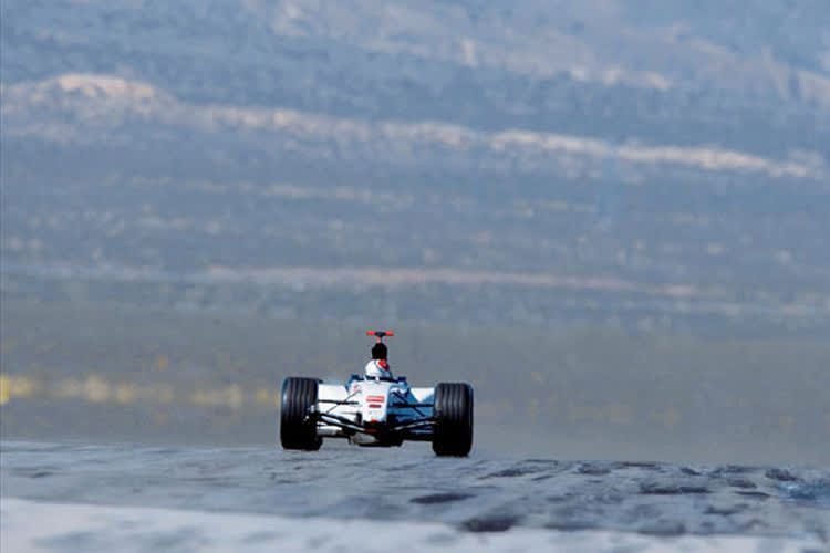 Alan van der Merwe beim «Projekt 400» mit BAR-Honda