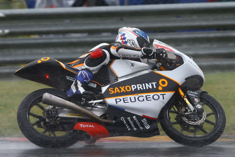 John McPhee zeigte im Regen eine gute Leistung