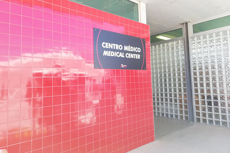 Sandro Cortese ist im Medical Center