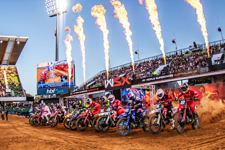 Die Supercross-WM gastiert in diesem Jahr an der australischen Ostküste