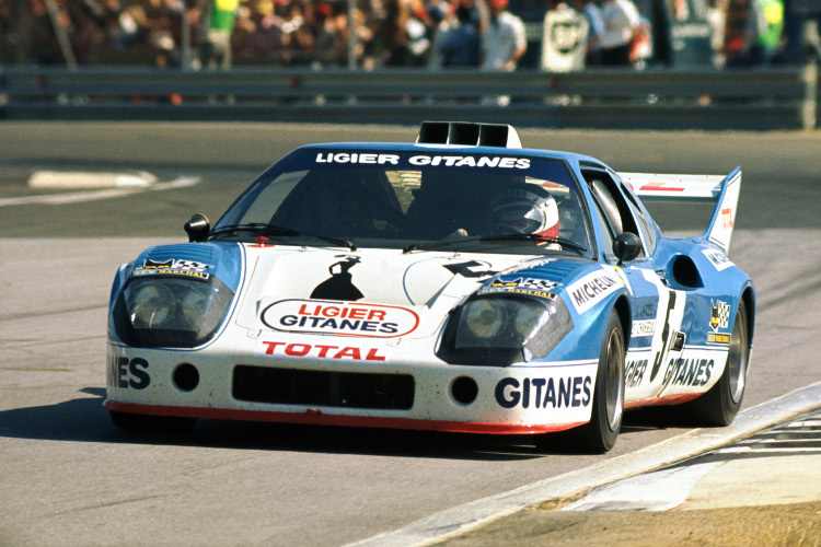 Der Ligier JS2 von Jean-Louis Lafosse und Guy Chasseuil bei den 24h von Le Mans 1975