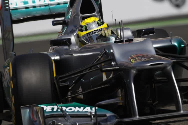 Rosberg konnte in Valencia nicht alles zeigen