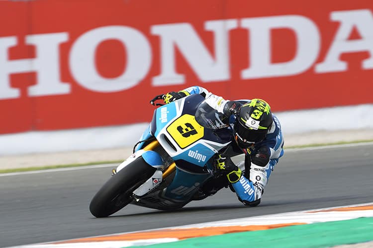 Lukas Tulovic am vergangenen Wochenende auf der Tech3-Maschine in Valencia