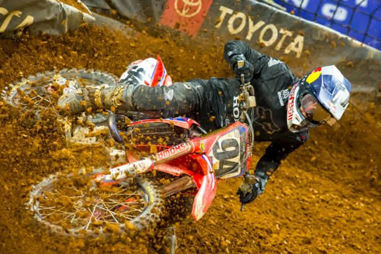 Die Strecke in Atlanta war weich und zerfurcht