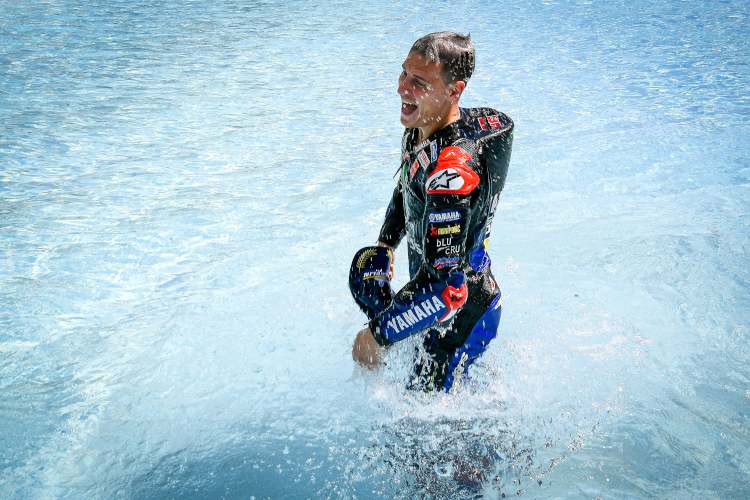 Fabio Quartararo übte schon nach seinem Portimão-Sieg für den Urlaub