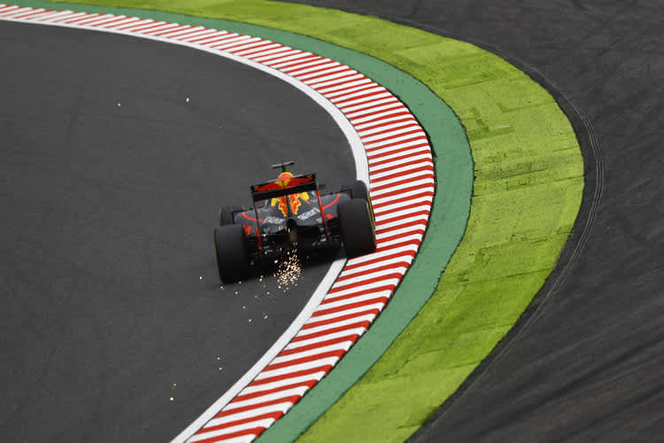 Daniel Ricciardo konnte seine schnelle Runde im zweiten freien Training nicht beenden